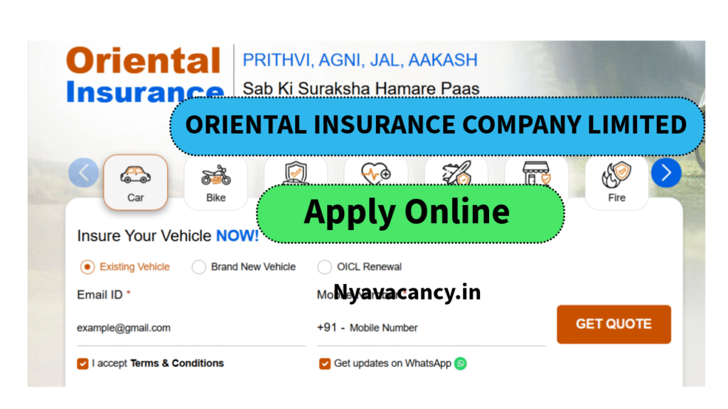 ORIENTAL INSURANCE COMPANY LIMITED RECRUITMENT